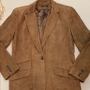 NWOT Ralph Lauren Suede Blazer